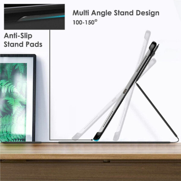 Cases Hülle für iPad Pro 12.9 2021 - Schutz Apple iPad Pro 12.9 Hülle Stand mit Pencilhalter - Marineblau (4)