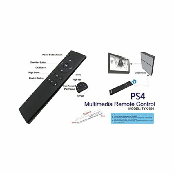 Dobe PS4 2.4G Wireless Multimedia Fernbedienung 10m Entfernung (4)