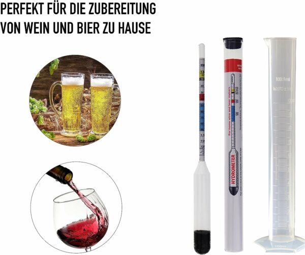 Hydrometer-Alkoholmessgerät-Bier-Wein-Homebrew-4