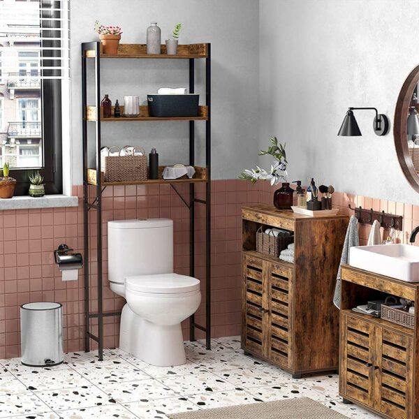 Toilettenregal-Waschmaschinenregal-Badezimmer-Bad-Regal-Standregal-4