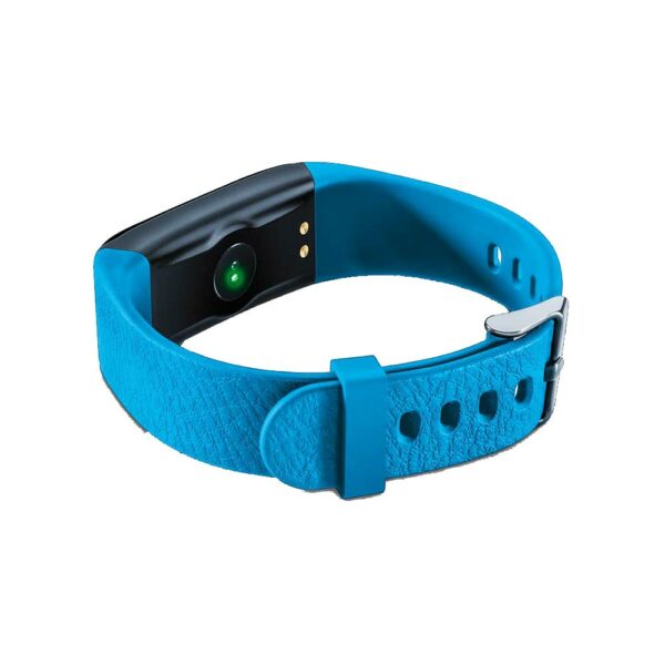 armband-fitnessarmband-blau-Uhr-display-2