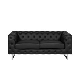 beliani-sofa-kunstleder-lederoptik-schwarz-couch-zweisitzer-1
