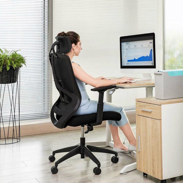 ergonomischer-Bürostuhl-mit-Lendenwirbelstütze-2