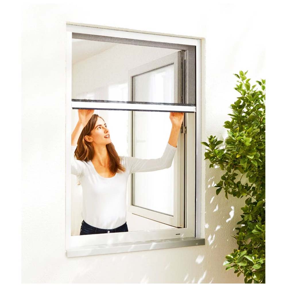 Magnet-Fliegengitter Für Türen - 160x290 Cm, Selbstschließend, Ohne Bohren, Weiß