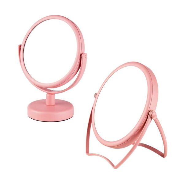 miomare-kosmetikspiegel-schminkspiegel-rosa-drehbar-1