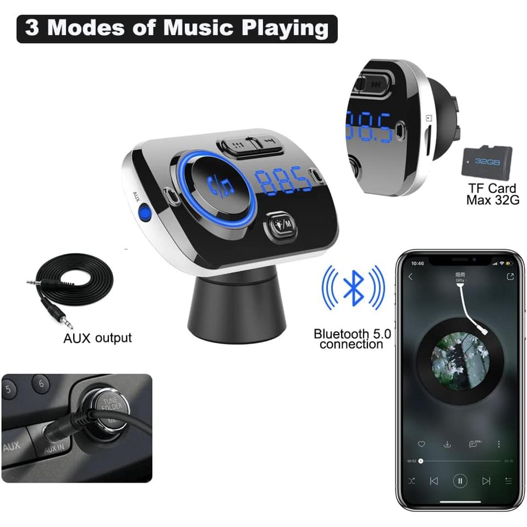 Bluetooth FM Transmitter Autoradio,Adapter,Freisprecheinrichtung,Karton  geöffnet - meily
