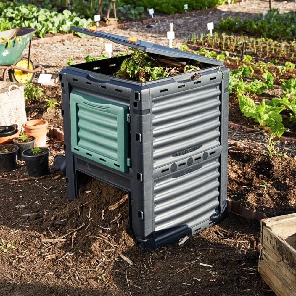 ca. Komposter Parkside Behälter schnell - Thermo 300L Wetterfest Gartenkomposter meily