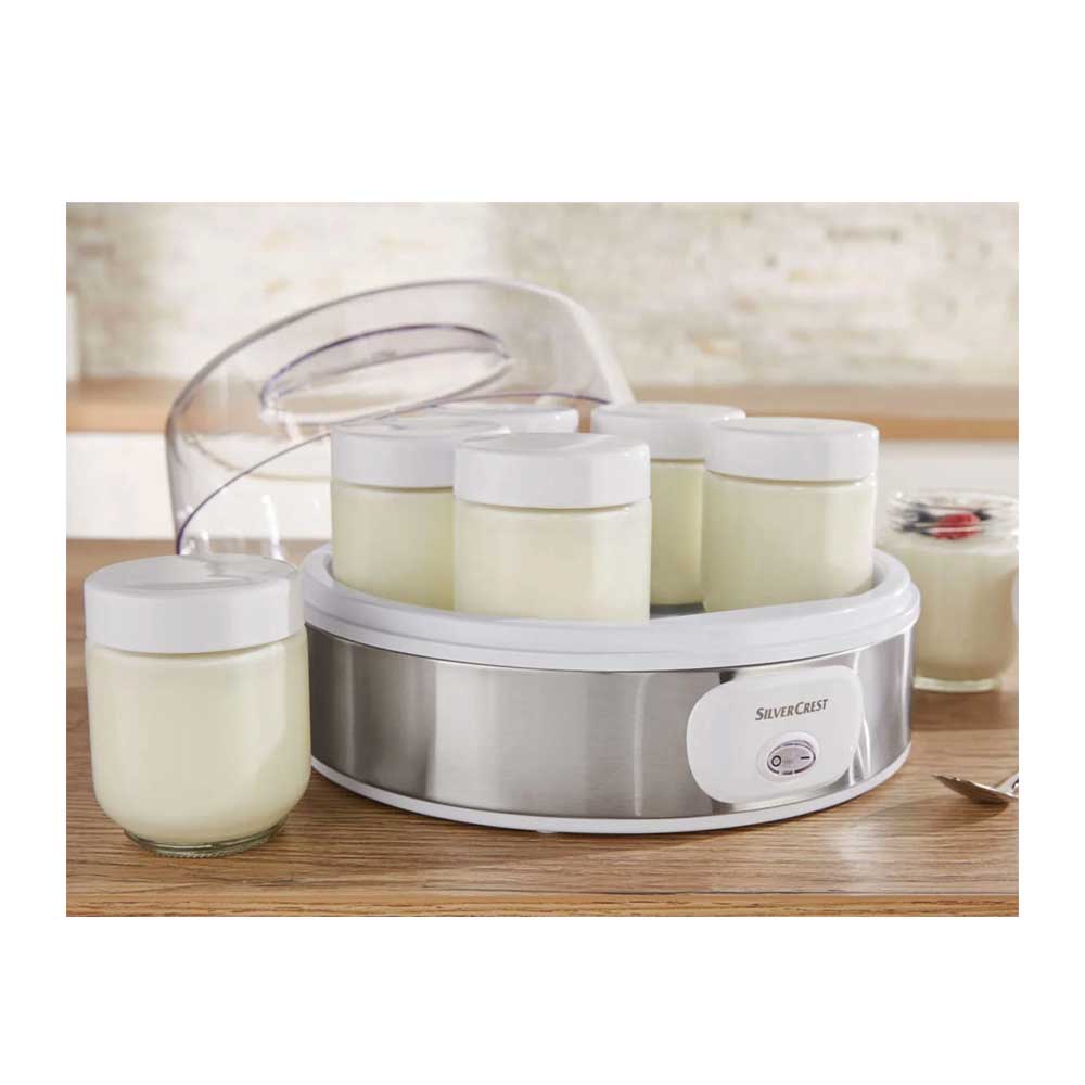 SILVERCREST Joghurtbereiter Yoghurtmaker Biologisch Naturjoghurt